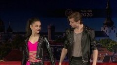 Елизавета Шанаева — Девид Нарижный. Показательные выступления. Чемпионат мира по фигурному катанию среди юниоров 2020