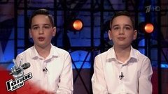 Дмитрий и Сергей Коценко. «Близнецами быть очень удобно». Голос.Дети-7. Фрагмент выпуска от 13.03.2020