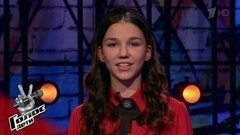 Алина Штырняева. «Я играю в футбол — люблю на воротах стоять». Голос.Дети-7. Фрагмент выпуска от 20.03.2020