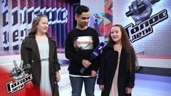«У нас получилось очень атмосферное выступление». Варвара Музеева и Кира Науменко. Интервью после Поединка. Голос.Дети-7