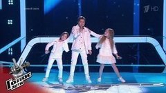 Богдан Хайруллин, Мирон Довгань и София Фоменко. «Песенка мамонтенка». Го-лос.Дети-7. Поединки. Фрагмент выпуска от 27.03.2020