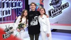 «Миржан — достойный соперник, и ему не стыдно проиграть». Дарья Марцинкевич и Екатерина Кретова Интервью после Поединков. Голос.Дети-7