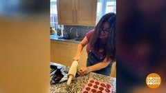 Сальма Хайек громит кухню. Доброе утро. Суббота. Фрагмент выпуска от 18.04.2020