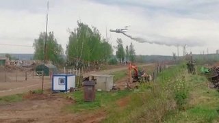Спасатели завершили все работы по тушению на территории бывшего арсенала в селе Пугачево в Удмуртии