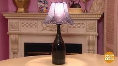 Настольная лампа из бутылки от Ольги Никишичевой. Доброе утро. Фрагмент выпуска от 14.05.2020