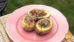 Фаршированный картофель. Доброе утро. Фрагмент выпуска от 09.07.2020