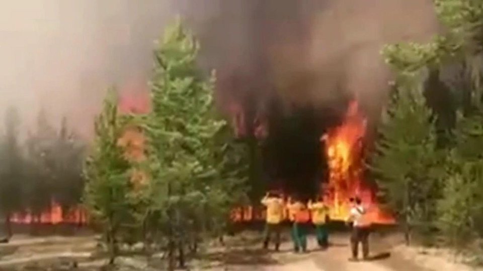 Пожары в югре карта пожаров