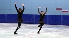 Елизавета Шанаева — Девид Нарижный. Ритм-танец. Танцы. Предсезонные контрольные прокаты по фигурному катанию среди юниоров 2020/21