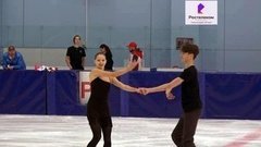 Екатерина Каташинская — Александр Васькович. Произвольный танец. Танцы. Предсезонные контрольные прокаты по фигурному катанию среди юниоров 2020/21