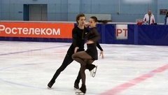 Елизавета Шанаева — Девид Нарижный. Произвольный танец. Танцы. Предсезонные контрольные прокаты по фигурному катанию среди юниоров 2020/21