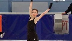 Дарья Усачева. Произвольная программа. Девушки. Предсезонные контрольные прокаты по фигурному катанию среди юниоров 2020/21