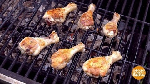 Куриные голени в соусе на гриле. Доброе утро. Фрагмент выпуска от 26.08.2020