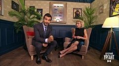 Ингеборга Дапкунайте вяжет. Пролог. Вечерний Ургант. Фрагмент выпуска от 08.09.2020