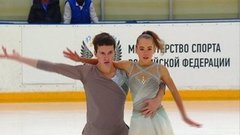 Карина Сафина — Сергей Бахмат. Юниоры. Короткая программа. Пары. Кубок России по фигурному катанию 2020/21
