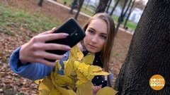 Селфи с листопадом. Доброе утро. Фрагмент выпуска от 05.10.2020