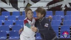 Мария Луговая и Повилас Ванагас. Тренировка. Ледниковый период 2020. Фрагмент 