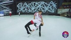 Ольга Бузова и Дмитрий Соловьев. Тренировка. Ледниковый период 2020. Фрагмент 