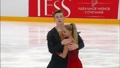 Полина Костюкович — Алексей Брюханов. Произвольная программа. Пары. Юниоры. Москва. Кубок России по фигурному катанию 2020/21