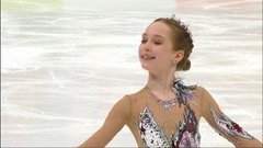 Елизавета Берестовская. Короткая программа. Девушки. Москва. Кубок России по фигурному катанию 2020/21