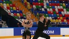 Василиса Кагановская — Валерий Ангелопол. Ритм-танец. Танцы на льду. Москва. Кубок России по фигурному катанию 2020/21