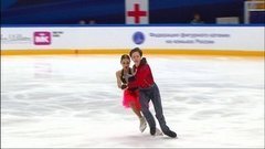 Ирина Хавронина — Дарио Чиризано. Ритм-танец. Танцы на льду. Москва. Кубок России по фигурному катанию 2020/21