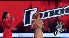 Джульетта Минеева и Полина Гагарина. «Обезоружена». Голос-9. Фрагмент