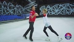 Надежда Михалкова и Максим Маринин. Тренировка. Ледниковый период 2020. Фрагмент 