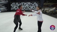 Влад Топалов и Елена Ильиных. Тренировка. Ледниковый период 2020. Фрагмент