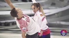 Ольга Бузова и Дмитрий Соловьев. Тренировка. Ледниковый период 2020. Фрагмент