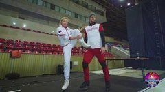 Вольфганг Черни и Оксана Домнина. Тренировка. Ледниковый период 2020. Фрагмент