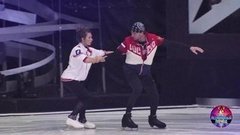 Регина Тодоренко и Роман Костомаров. Тренировка. Ледниковый период 2020. Фрагмент