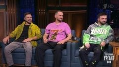 Комики Илья Соболев, Зураб Матуа, Андрей Аверин и Дмитрий Сорокин о шоу "Пой без правил". Вечерний Ургант
