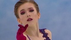 Дарья Усачева. Короткая программа. Кубок России по фигурному катанию 2020/21