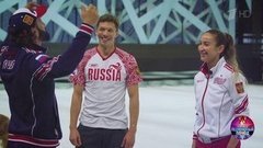 Ольга Бузова и Дмитрий Соловьев. Тренировка. Ледниковый период 2020. Фрагмент 