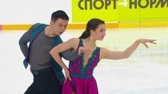 Юлия Тульцева — Анатолий Беловодченко. Произвольный танец.  Кубок России по фигурному катанию 2020/21
