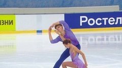 Алина Пепелева — Роман Плешков. Произвольная программа. Кубок России по фигурному катанию 2020/21