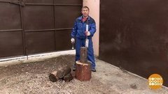 Дмитрий Талабуев наколет дров! Доброе утро. Фрагмент