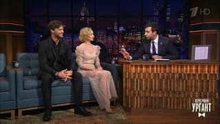 Бронзовая олимпийская чемпионка Оксана Домнина и актер Вольфганг Черни о шоу "Ледниковый период". Вечерний Ургант