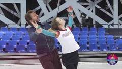 Мария Луговая и Повилас Ванагас. Тренировка. Ледниковый период 2020. Фрагмент