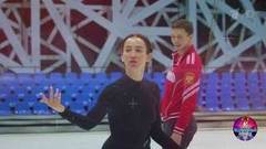 Ольга Бузова и Дмитрий Соловьев. Тренировка. Ледниковый период 2020. Фрагмент