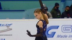 Майя Хромых. Короткая программа. Кубок России по фигурному катанию 2020/21