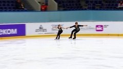 Короткая программа. Юниоры. Пары. Кубок России по фигурному катанию 2020/21