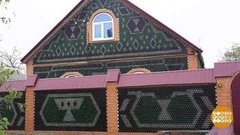 Дом из бутылок и не только. Доброе утро. Фрагмент 