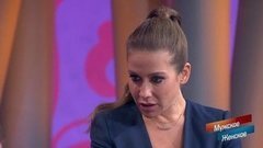 "Как вы можете воспитывать ребенка, если вы собственную дочь хотели при рождении придушить?" - Юлия Барановская допрашивает гостя. Мужское / Женское 