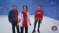 Ольга Бузова и Дмитрий Соловьев. Тренировка. Ледниковый период 2020. Фрагмент