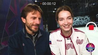 Мария Луговая и Повилас Ванагас. Тренировка. Ледниковый период 2020. Фрагмент