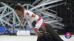 Ольга Бузова и Дмитрий Соловьев. Тренировка. Ледниковый период 2020. Фрагмент