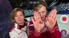 Вячеслав Чепурченко и Яна Хохлова. Тренировка. Ледниковый период 2020. Фрагмент