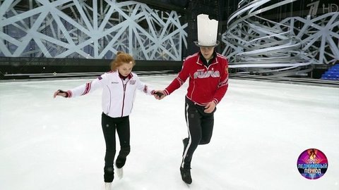 Ольга Кузьмина и Александр Энберт. Тренировка. Ледниковый период 2020. Фрагмент
