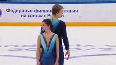 Александра Каргулина — Илья Калашников. Короткая программа. Кубок России по фигурному катанию 2020/21